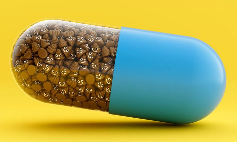 كبسولات الميكروبيوم المعوي