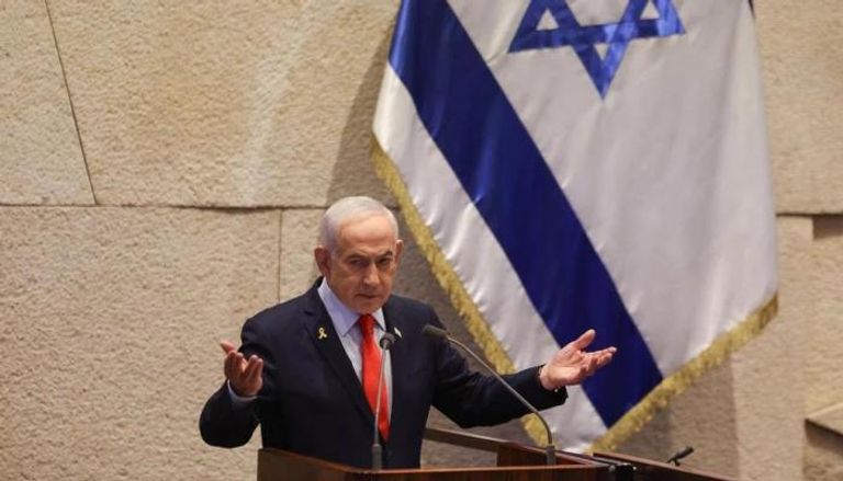 رئيس الوزراء الإسرائيلي بنيامين نتنياهو يلقي كلمة في الكنيست