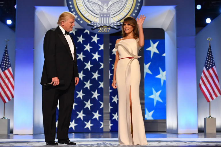 ترامب وزوجته ميلانيا