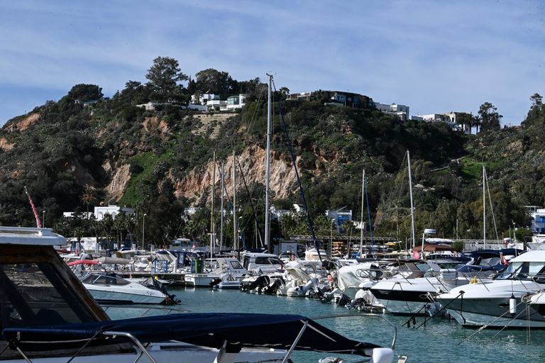 قرية سيدي بوسعيد - أ ف ب