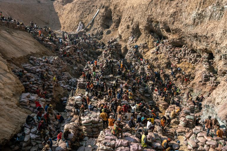 موقع انهيار المنجم