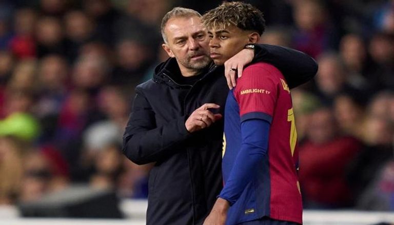 لامين يامال وهانز فليك