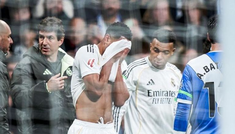 بيلينغهام خلال مباراة الريال ورايو فاليكانو