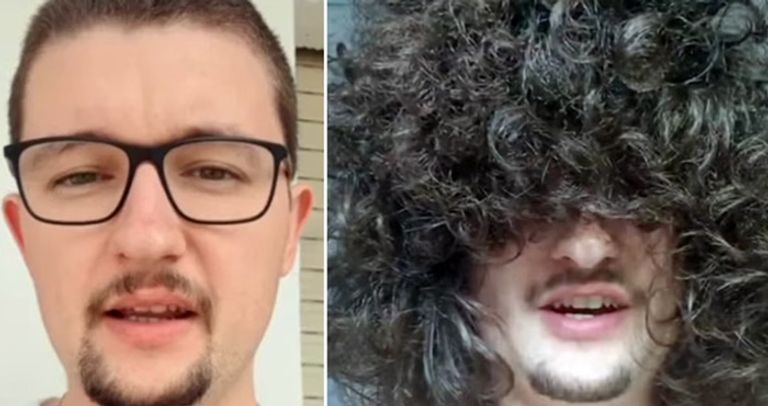 هل يحلق شعره أخيرا؟.. مشجع يونايتد يحلم بفوز الشياطين على وست هام - صورة 1