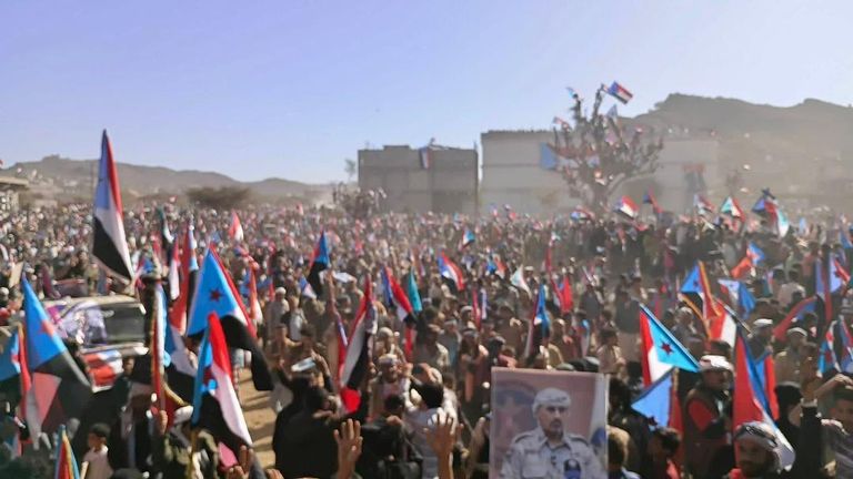 مليونية الضالع.. حشود تجدد الولاء لـ&laquo;الانتقالي الجنوبي&raquo; - صورة 2