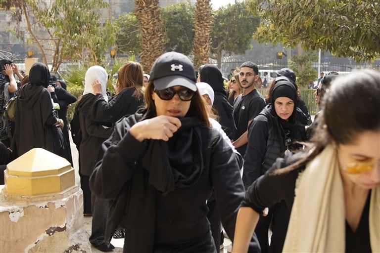 صور من جنازة والدة ريم مصطفى.. لحظات وداع مؤثرة - صورة 2