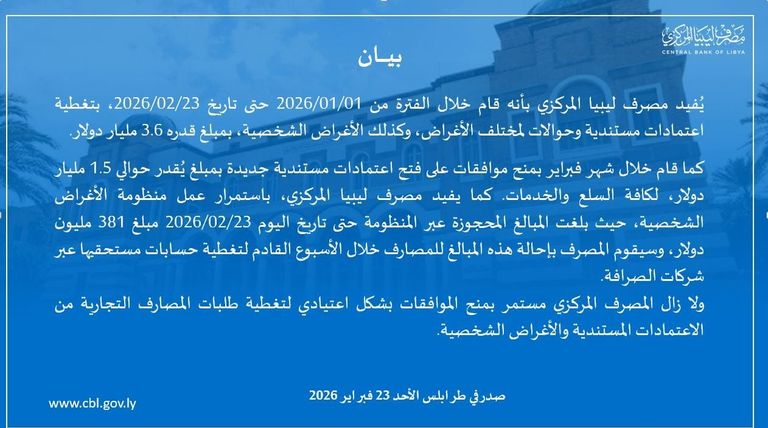 &laquo;الأخضر&raquo; يطيح بالدينار الليبي.. و3.6 مليار دولار لاحتواء الأزمة - صورة 1