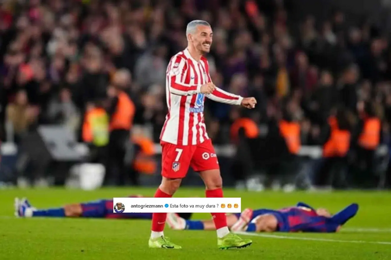 انتقم لنفسه.. غريزمان يستفز برشلونة بعد إقصائهم من كأس الملك (صورة) - صورة 1