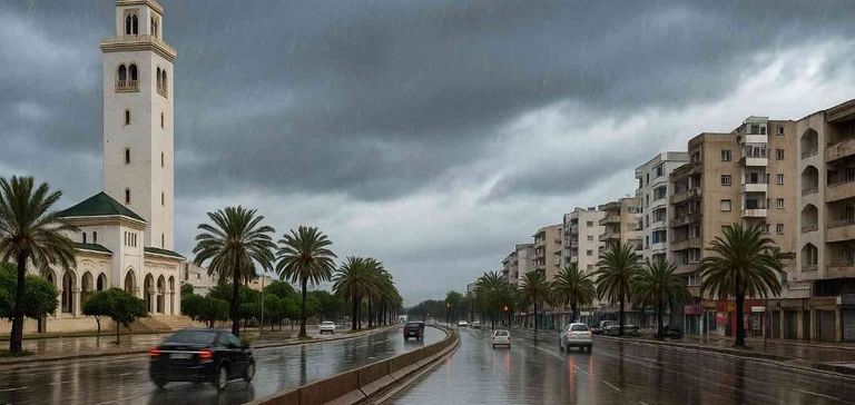 m&eacute;t&eacute;o تونس.. أمطار غزيرة ورياح عاتية وتحذيرات رسمية من تقلبات خطيرة - صورة 1