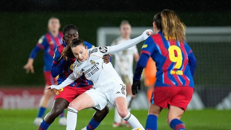 مباراة برشلونة وريال مدريد بث مباشر لحظة بلحظة: مباراة ريال مدريد وبرشلونة في كلاسيكو الدوري الإسباني للسيدات - صورة 1