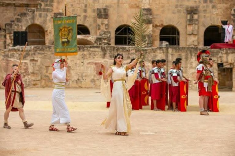 الجم التونسية تعيد محاكاة مشاهد من الحياة القديمة للمدينة - صورة 3