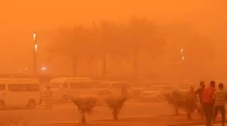 العواصف الترابية ورياح الخماسين في مصر الأرصاد تحذر: عواصف ترابية ورياح الخماسين تضرب مصر لمدة 5 أيام - صورة 1