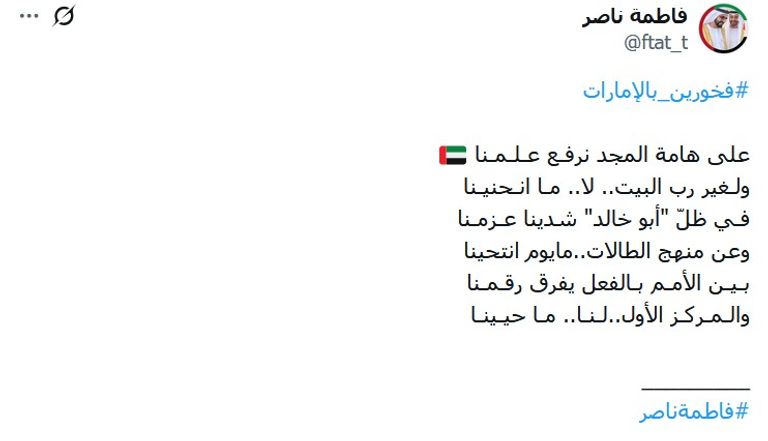 «فخورون بالإمارات».. «راية الاتحاد» تحلق في سماء المجد - صورة 4