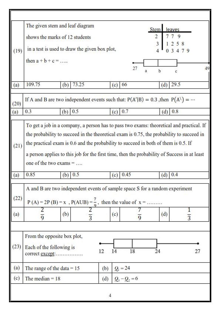 امتحانات الثانوية العامة السابقة PDF في مصر امتحانات الثانوية العامة السابقة PDF في مصر.. نماذج وروابط الاستعداد لاختبارات 2026 - صورة 2