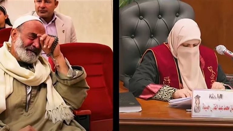 حين بكى الأب.. مشهد إنساني يثير ضجة في مصر - صورة 1