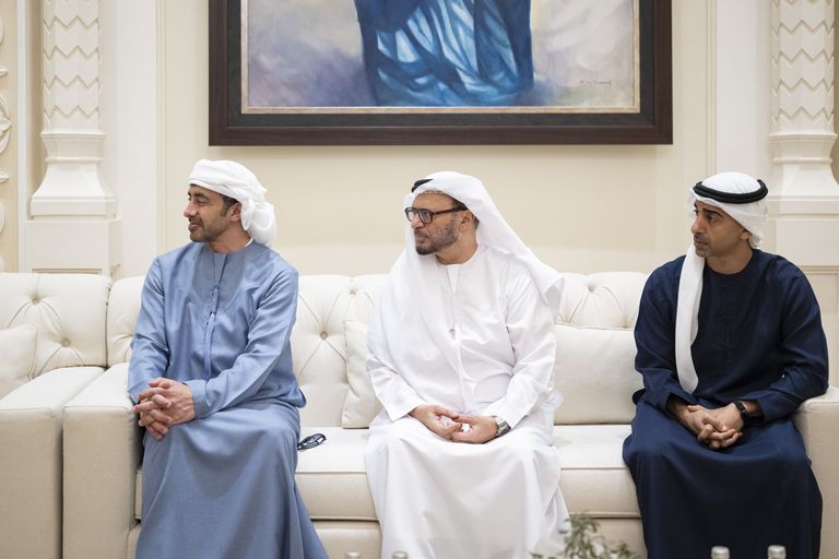 محمد بن زايد يبحث مع وزير الشؤون الخارجية بالهند التطورات بالشرق الأوسط - صورة 1