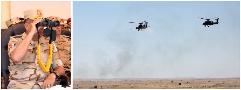 وزير الدفاع يشيد بـ&laquo;الجاهزية القتالية&raquo;.. مناورة بالنار للجيش المصري - صورة 2