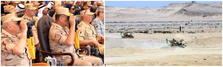 وزير الدفاع يشيد بـ&laquo;الجاهزية القتالية&raquo;.. مناورة بالنار للجيش المصري - صورة 4