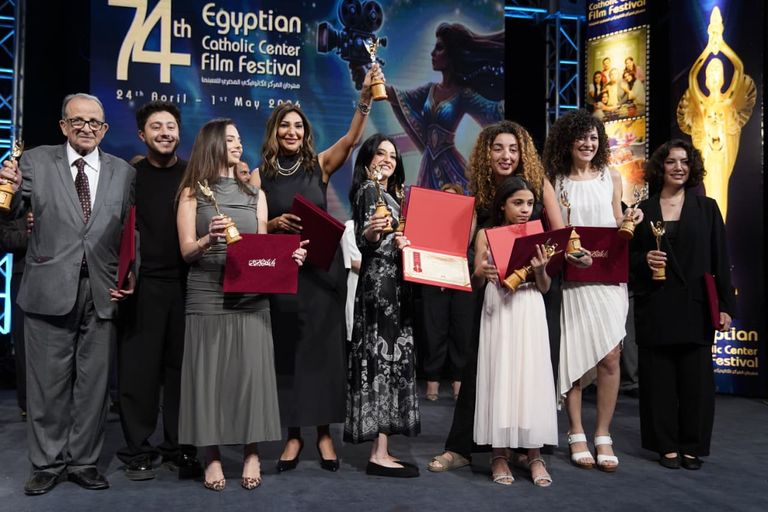 مهرجان المركز الكاثوليكي يكرم أحمد مالك وريهام عبدالغفور (صور) - صورة 2