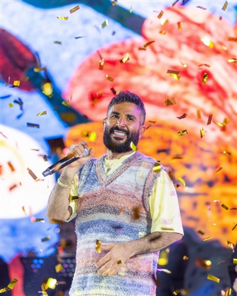 أحمد سعد يحيي أول حفل بعد انفصاله عن علياء بسيوني - صورة 1