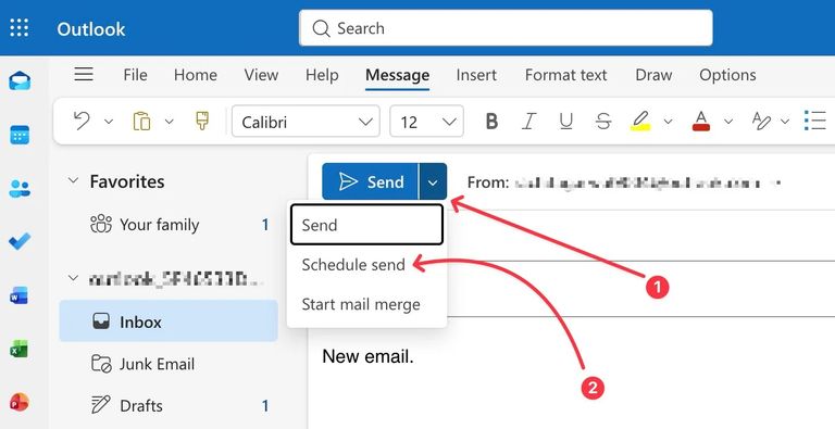 كيفية جدولة رسائل البريد الإلكتروني في Outlook.. خطوات سهلة وسريعة - صورة 4