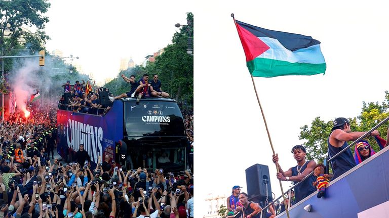 على عكس فليك.. غوارديولا يدعم موقف لامين تجاه فلسطين - صورة 1