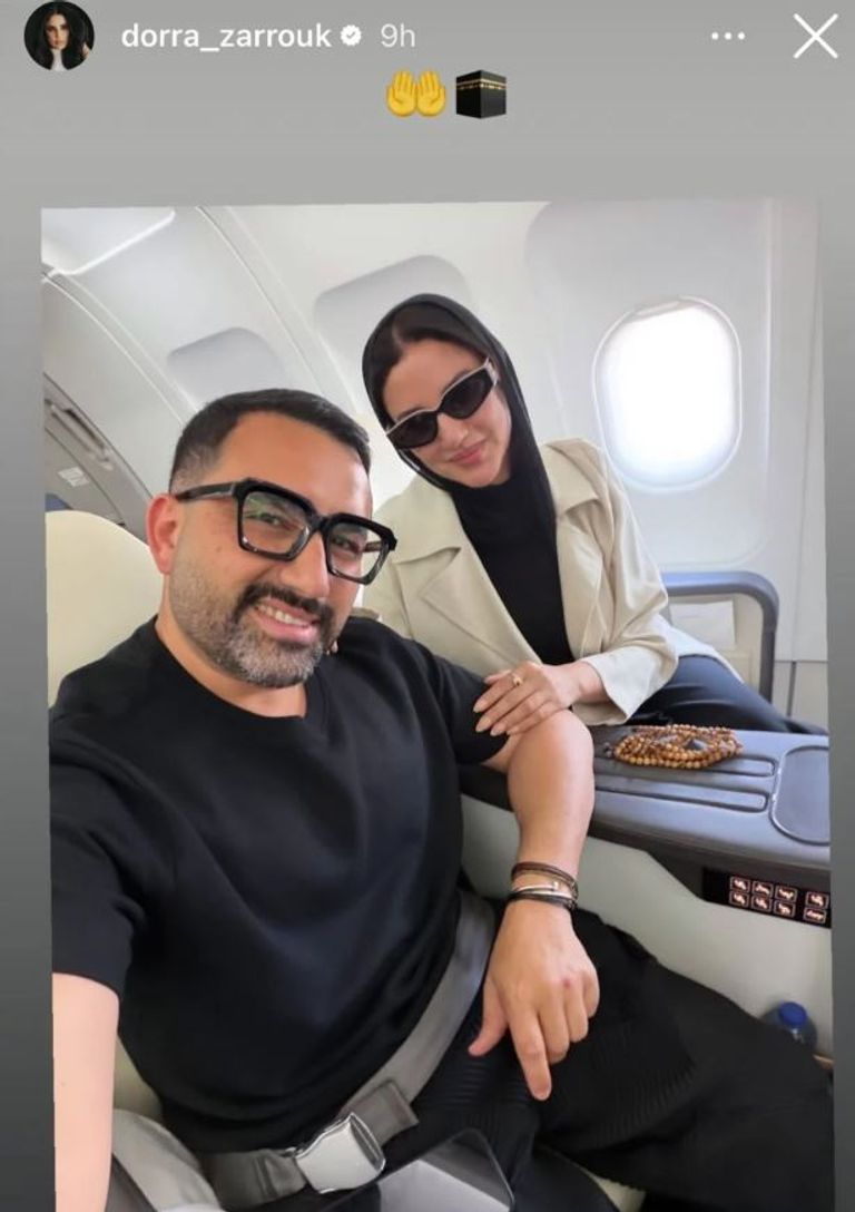 درة تتوجه إلى السعودية لأداء فريضة الحج - صورة 1