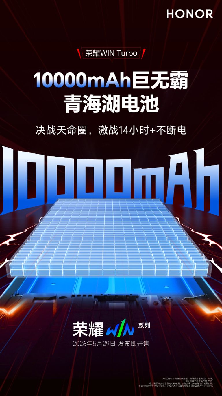 أسعار ومواصفات هاتف Honor Win Turbo.. بطارية 10 آلاف مللي أمبير - صورة 6