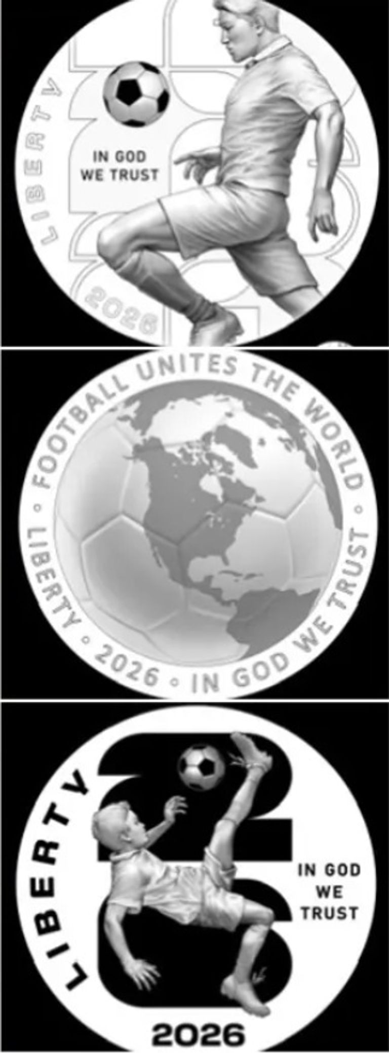 عملات كأس العالم التذكارية وفق "فوكس نيوز" أمريكا تصدر عملات تذكارية لبطولة كأس العالم 2026 - صورة 1