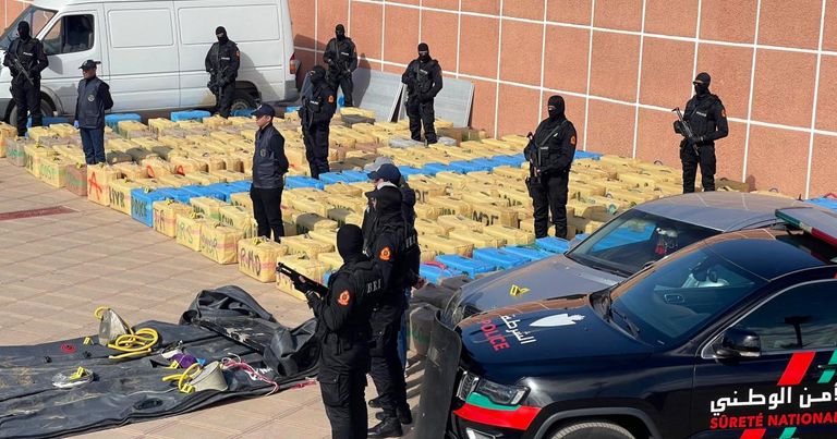 إحباط محاولة تهريب 108 كيلوغرامات من الكوكايين من البرازيل إلى المغرب - صورة 1