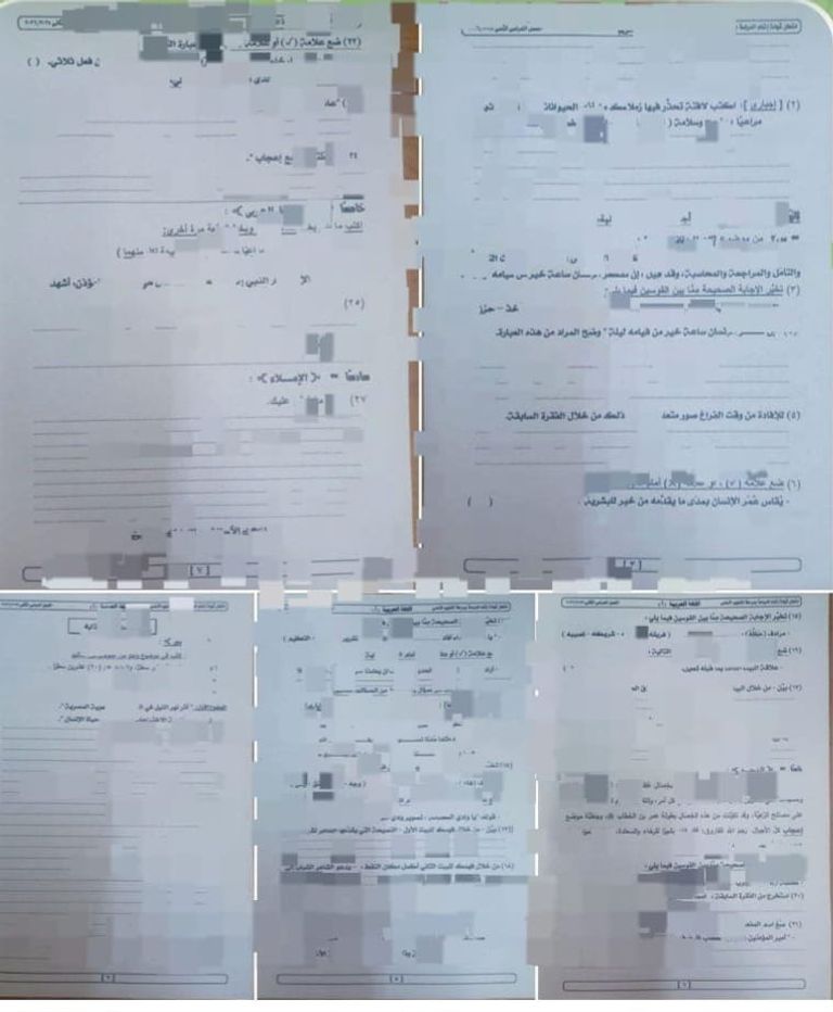 مصر..  تسريب امتحانات اللغة العربية للشهادة الإعدادية عبر جروبات شاومينج - صورة 1