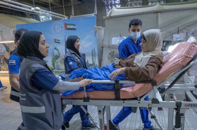 المستشفى العائم.. صرح إنساني إماراتي يخفف آلام أهل غزة - صورة 1