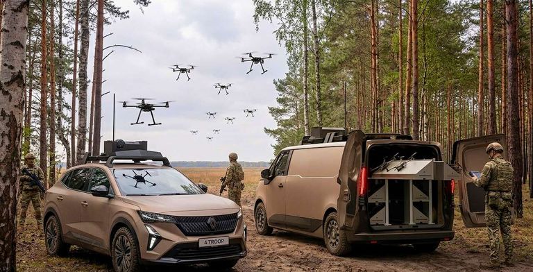 4 Troop.. «رينو» تفاجئ الأسواق بمركبة عسكرية ذكية جديدة - صورة 2
