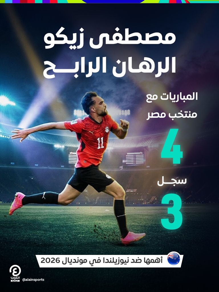 مصر ضد نيوزيلندا.. مصطفى زيكو الرهان الرابح للفراعنة (فيديو) - صورة 1