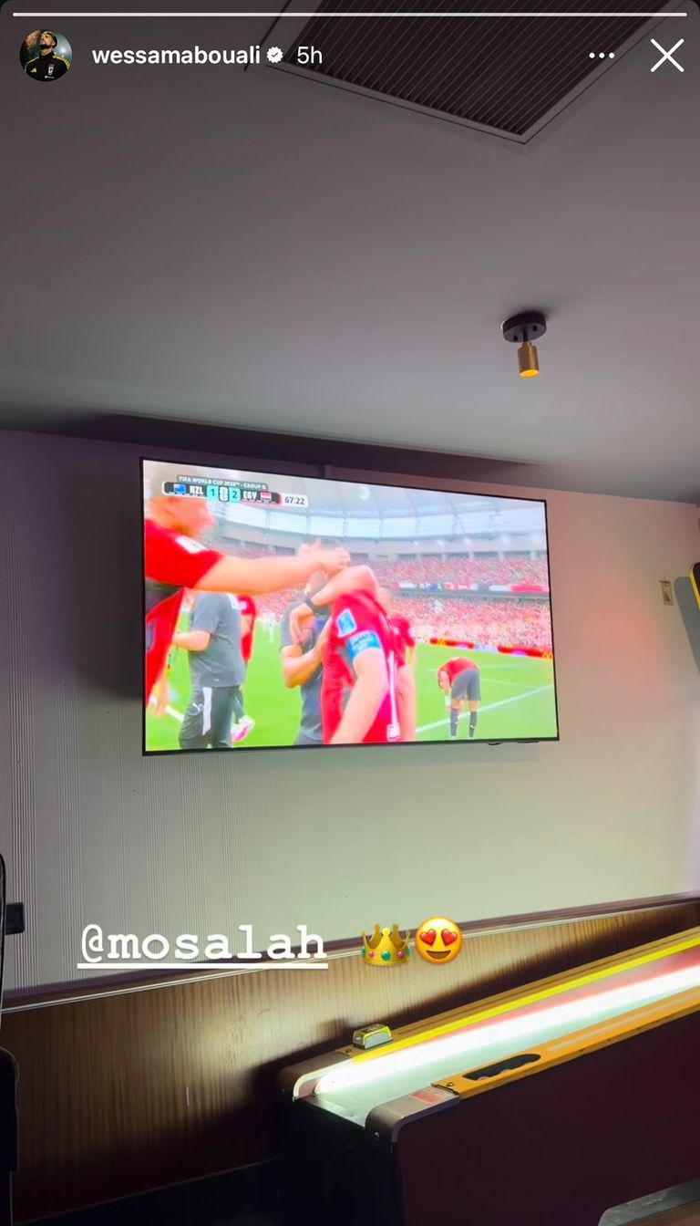 بإشارة لمحمد صلاح.. وسام أبوعلي يدعم منتخب مصر (صورة) - صورة 1