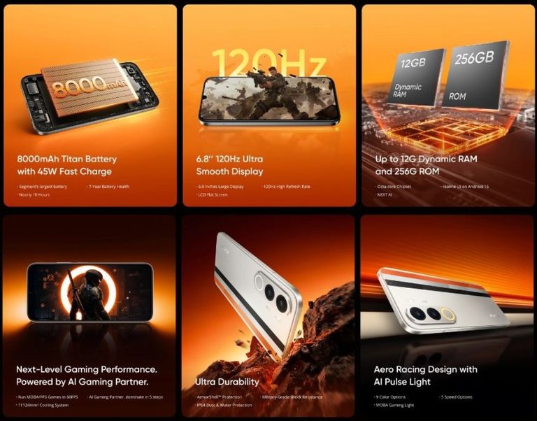 ريلمي تطلق هاتف Realme P4x 4G.. تعرف على السعر والمواصفات (صور) - صورة 1