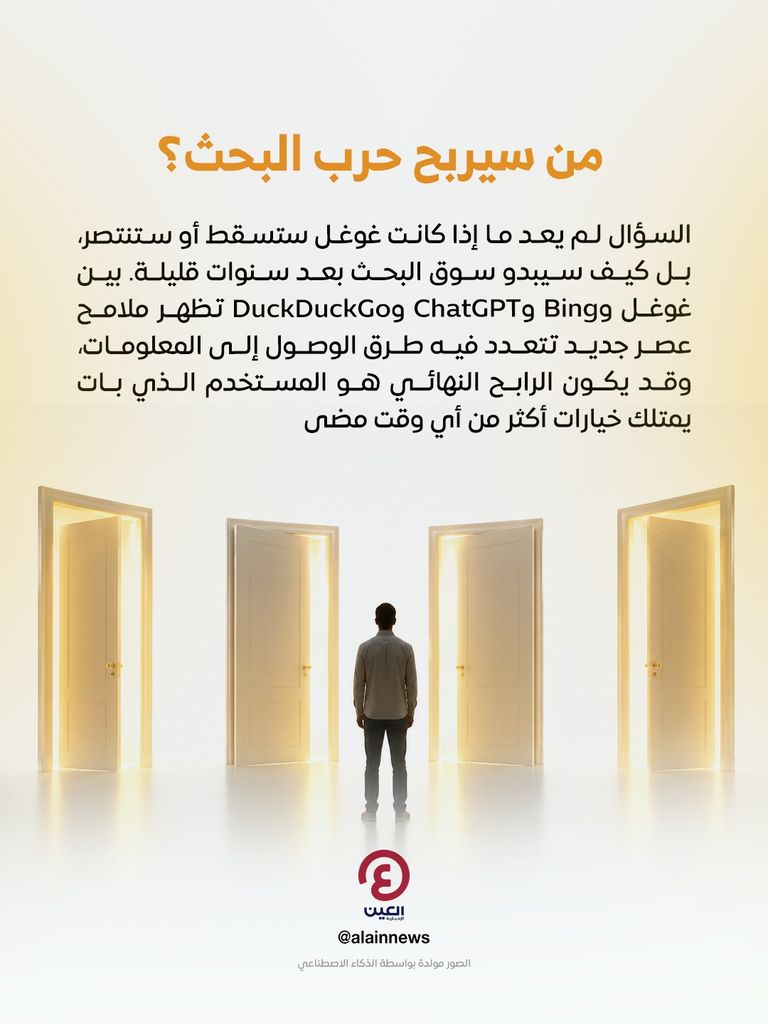 عرش غوغل يهتز.. الذكاء الاصطناعي يهدد هيمنة البحث على الإنترنت عرش غوغل يهتز.. الذكاء الاصطناعي يهدد هيمنة البحث على الإنترنت - صورة 10
