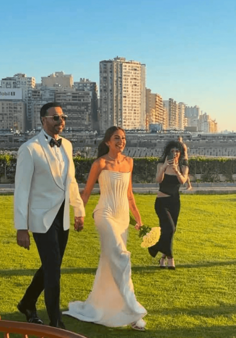 الصور الأولى من حفل زفاف أحمد السعدني وميرنا الهلباوي - صورة 2