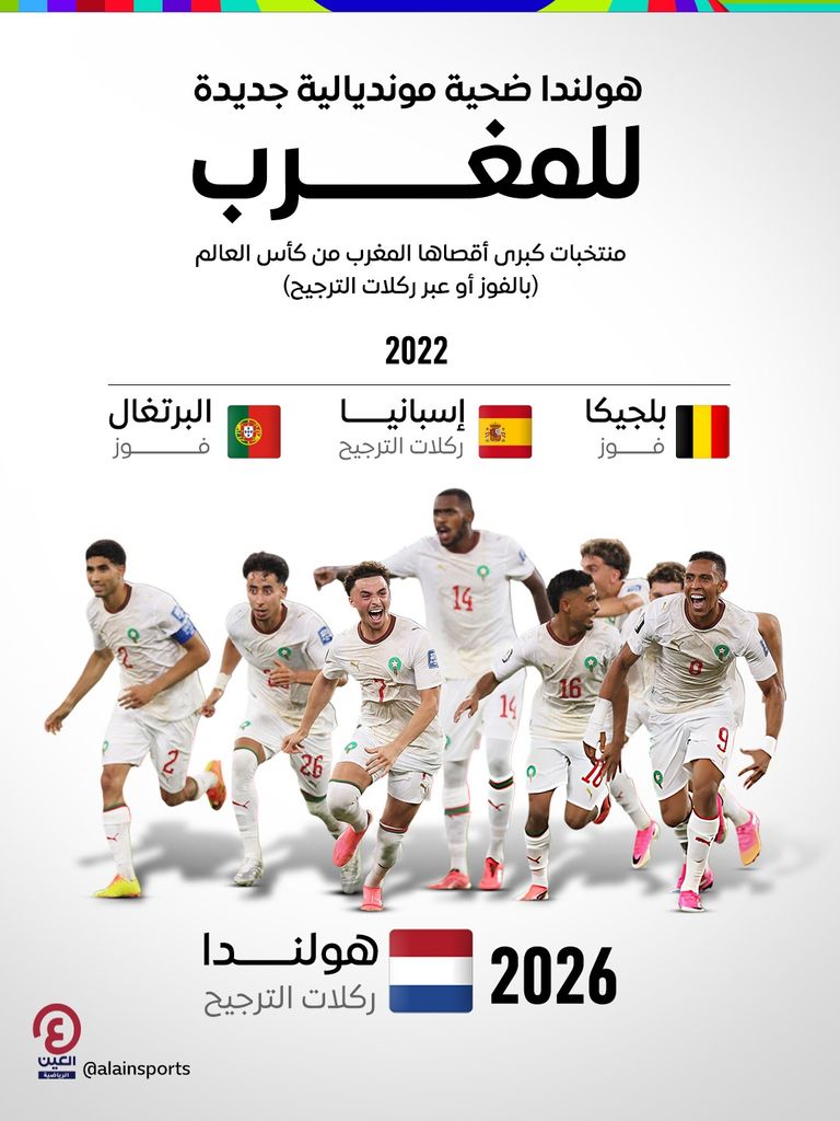المغرب لا يرحم الكبار.. هولندا أحدث الضحايا - صورة 2