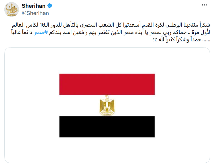 نجوم الفن يحتفلون بإنجاز المنتخب المصري في كأس العالم - صورة 1