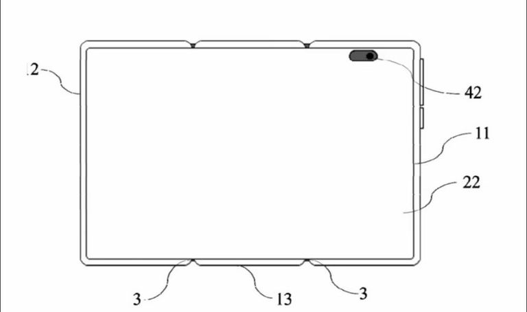 براءة اختراع تكشف عن تصميم Huawei Mate XT2 وآلية طي مبتكرة - صورة 2