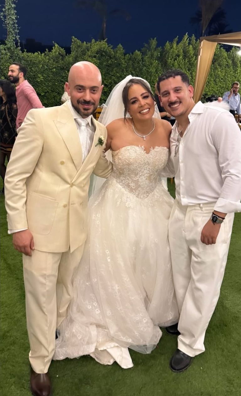 أول صور من حفل زواج الفنانة زهرة رامي - صورة 1