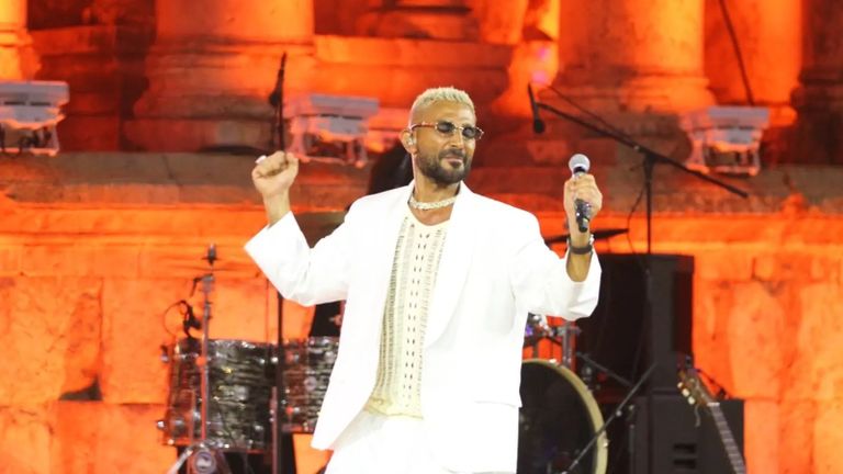 لأول مرة على المسرح الجنوبي.. أحمد سعد يشعل أجواء مهرجان جرش - صورة 1