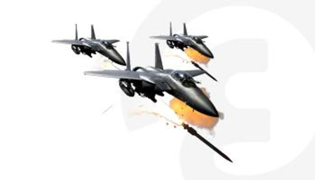 استهداف مقاتلات التحالف لمعسكر النهدين جنوب صنعاء