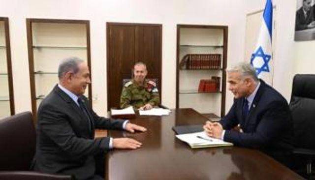 لابيد ونتنياهو-أرشيفية