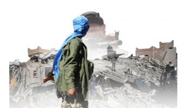 منزل دمر بقصف حوثي - أرشيفية