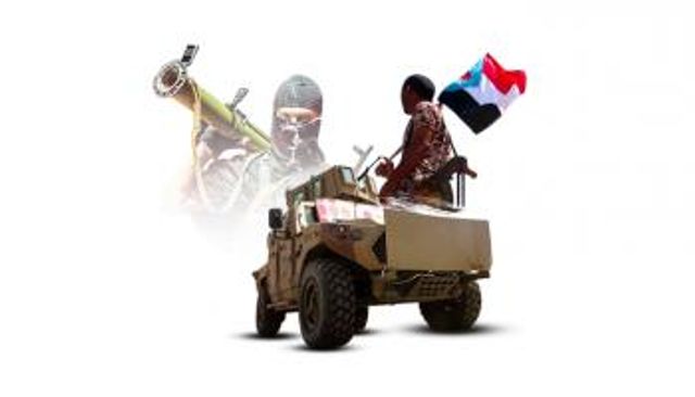 عناصر من القوات الجنوبية خلال تقدمها في أبين لتصفية أوكار الإرهاب