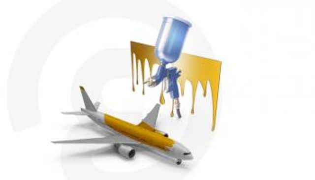 طلاء الطائرات صناعة عالمية ضخمة