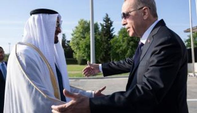 الرئيس التركي والشيخ محمد بن زايد آل نهيان في إسطنبول