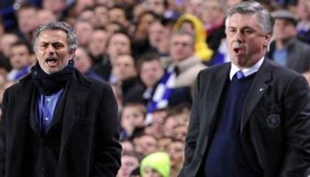 كارلو أنشيلوتي وجوزيه مورينيو